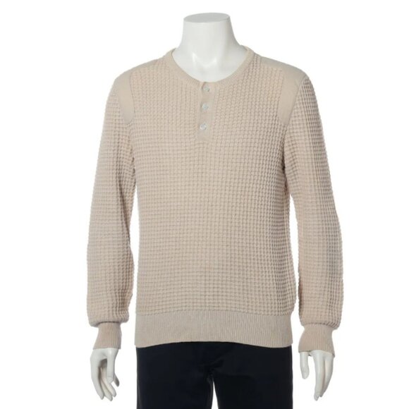 Louis Vuitton Cotton Knit Sweater Beige - Picture 1 of 15